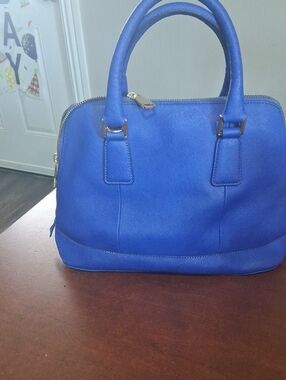 Marc Fisher Royal Blue Dome Satchel